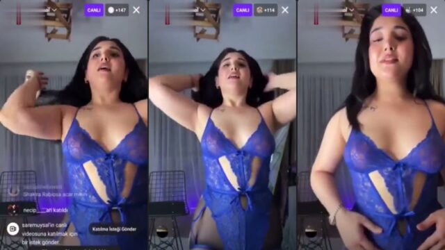 Sarem Uysal Yayında Sexsi Porno  Şovu